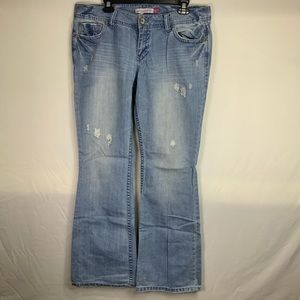 Aeropostale skinny flare jeans size 13/14 juniors